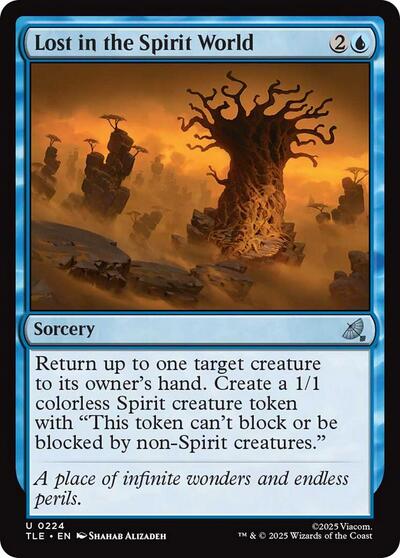 2025 Magic: The Gathering: Avatar: The Last Airbender: Eternal-Legal (TLE) - Lost in the Spirit World (#224, Uncommon) (Foil, Near Mint)