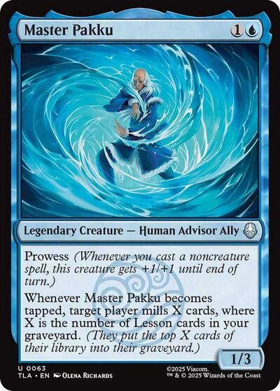 2025 Magic: The Gathering: Avatar: The Last Airbender (TLA) - Master Pakku (#63, Uncommon) (Foil, Near Mint)