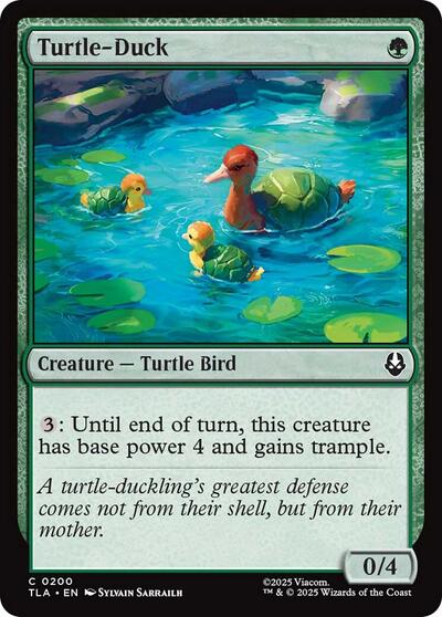 2025 Magic: The Gathering: Avatar: The Last Airbender (TLA) - Turtle Duck (#200, Common) (Foil, Near Mint)