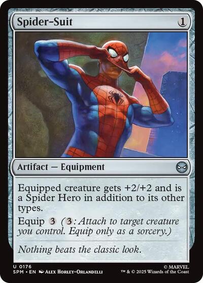 2025 Magic: The Gathering: Marvel's Spider-Man (SPM) - Spider-Suit (#176, Uncommon) (, Near Mint)