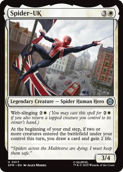 2025 Magic: The Gathering: Marvel's Spider-Man (SPM) - Spider-UK (#17, Uncommon)