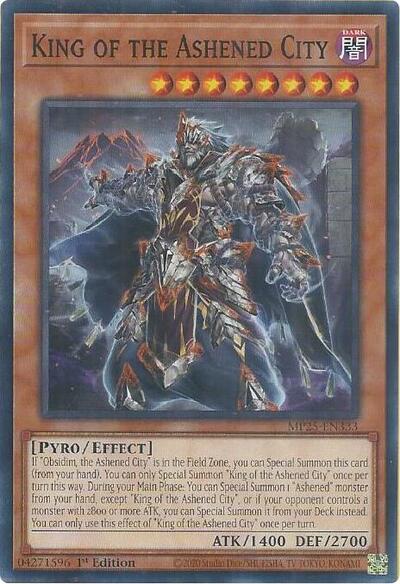 2025 YuGiOh: 2025 Mega-Pack (MP25) - King of the Ashened City (#MP25-EN333, Common) (1st Edition, Near Mint)