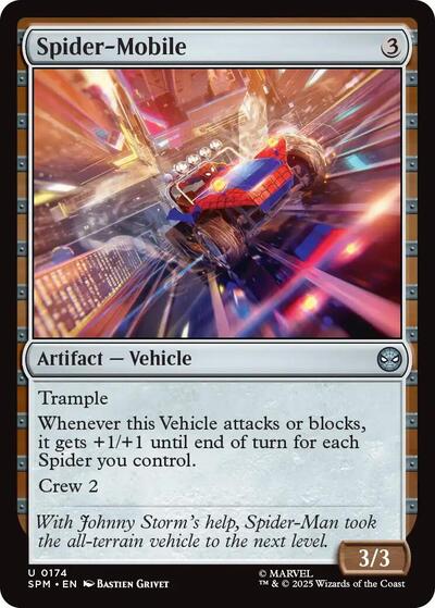 2025 Magic: The Gathering: Marvel's Spider-Man (SPM) - Spider-Mobile (#174, Uncommon)