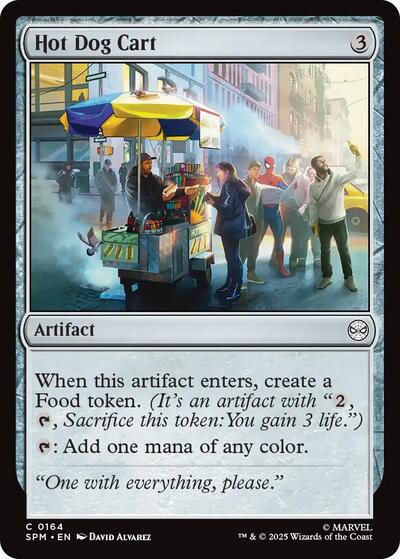2025 Magic: The Gathering: Marvel's Spider-Man (SPM) - Hot Dog Cart (#164, Common) (, Near Mint)