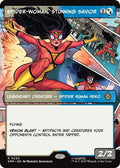 2025 Magic: The Gathering: Marvel's Spider-Man (SPM) - Spider-Woman, Stunning Savior (Borderless) (#230, Rare) (, Near Mint)