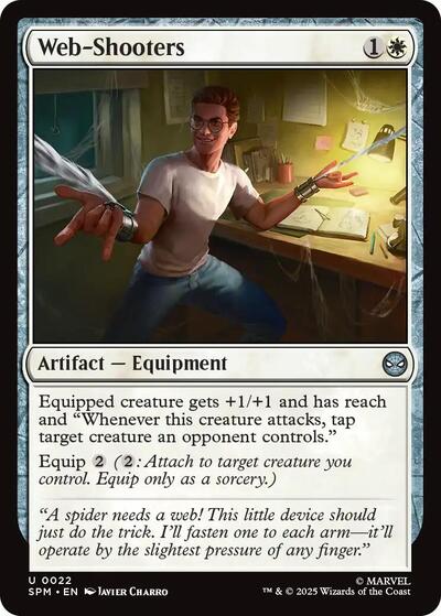 2025 Magic: The Gathering: Marvel's Spider-Man (SPM) - Web-Shooters (#22, Uncommon) (, Near Mint)