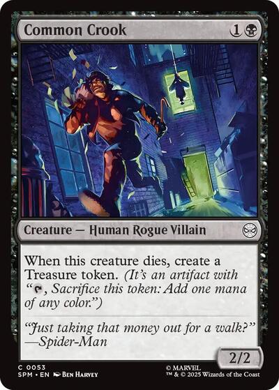 2025 Magic: The Gathering: Marvel's Spider-Man (SPM) - Common Crook (#53, Common) (, Near Mint)