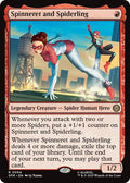 2025 Magic: The Gathering: Marvel's Spider-Man (SPM) - Spinneret and Spiderling (#94, Rare) (, Near Mint)