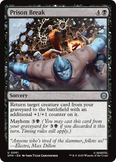 2025 Magic: The Gathering: Marvel's Spider-Man (SPM) - Prison Break (#61, Uncommon)