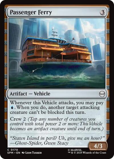 2025 Magic: The Gathering: Marvel's Spider-Man (SPM) - Passenger Ferry (#170, Common) (, Near Mint)