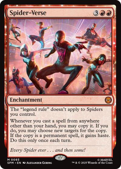 2025 Magic: The Gathering: Marvel's Spider-Man (SPM) - Spider-Verse (#93, Mythic Rare) (, Near Mint)