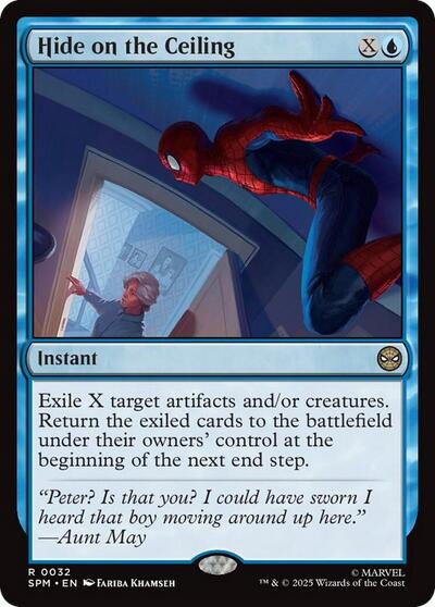 2025 Magic: The Gathering: Marvel's Spider-Man (SPM) - Hide on the Ceiling (#32, Rare) (, Near Mint)