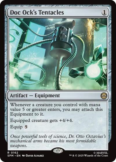 2025 Magic: The Gathering: Marvel's Spider-Man (SPM) - Doc Ock's Tentacles (#162, Rare) (, Near Mint)