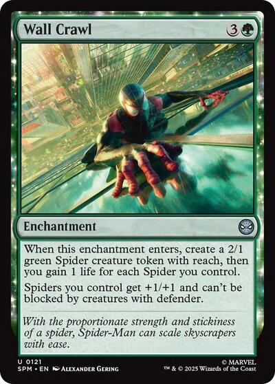2025 Magic: The Gathering: Marvel's Spider-Man (SPM) - Wall Crawl (#121, Uncommon)