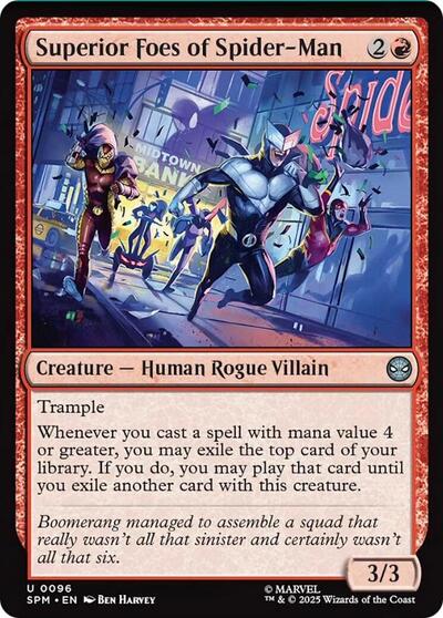 2025 Magic: The Gathering: Marvel's Spider-Man (SPM) - Superior Foes of Spider-Man (#96, Uncommon)