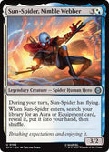 2025 Magic: The Gathering: Marvel's Spider-Man (SPM) - Sun-Spider, Nimble Webber (#154, Uncommon)