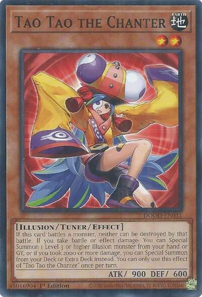 2025 YuGiOh: Doom of Dimensions (DOOD) - Tao Tao the Chanter (#DOOD-EN031, Common) (1st Edition, Near Mint)