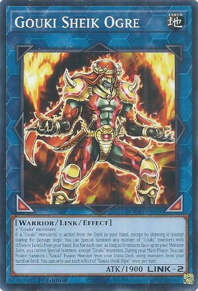 2025 YuGiOh: Doom of Dimensions (DOOD) - Gouki Sheik Ogre (#DOOD-EN050, Common) (1st Edition, Near Mint)