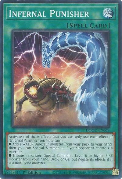 2025 YuGiOh: Doom of Dimensions (DOOD) - Infernal Punisher (#DOOD-EN069, Common)