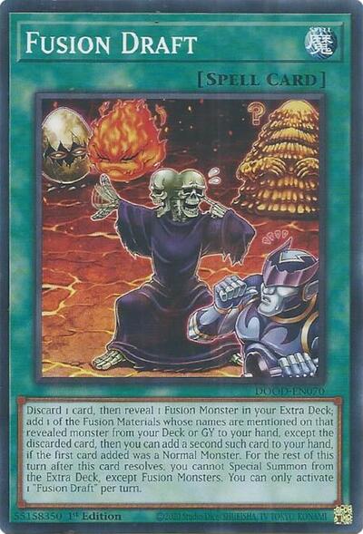 2025 YuGiOh: Doom of Dimensions (DOOD) - Fusion Draft (#DOOD-EN070, Common) (1st Edition, Near Mint)