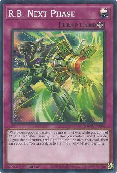 2025 YuGiOh: Doom of Dimensions (DOOD) - RB Next Phase (#DOOD-EN096, Common) (1st Edition, Near Mint)