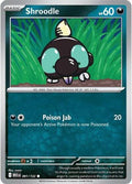 2025 Pokemon: ME01: Mega Evolution (MEG) - Shroodle 091 132 (#091/132, Common) (, Near Mint)