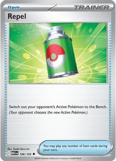 2025 Pokemon: ME01: Mega Evolution (MEG) - Repel (#126/132, Uncommon) (, Near Mint)