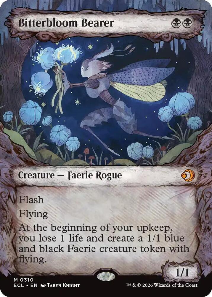 Bitterbloom Bearer (Showcase) Lorwyn Eclipsed Normal [ECL - 310] Mythic Near Mint