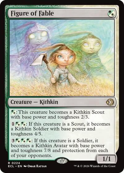 2026 Magic: The Gathering: Lorwyn Eclipsed (ECL) - Figure of Fable (#224, Rare) (, Near Mint)