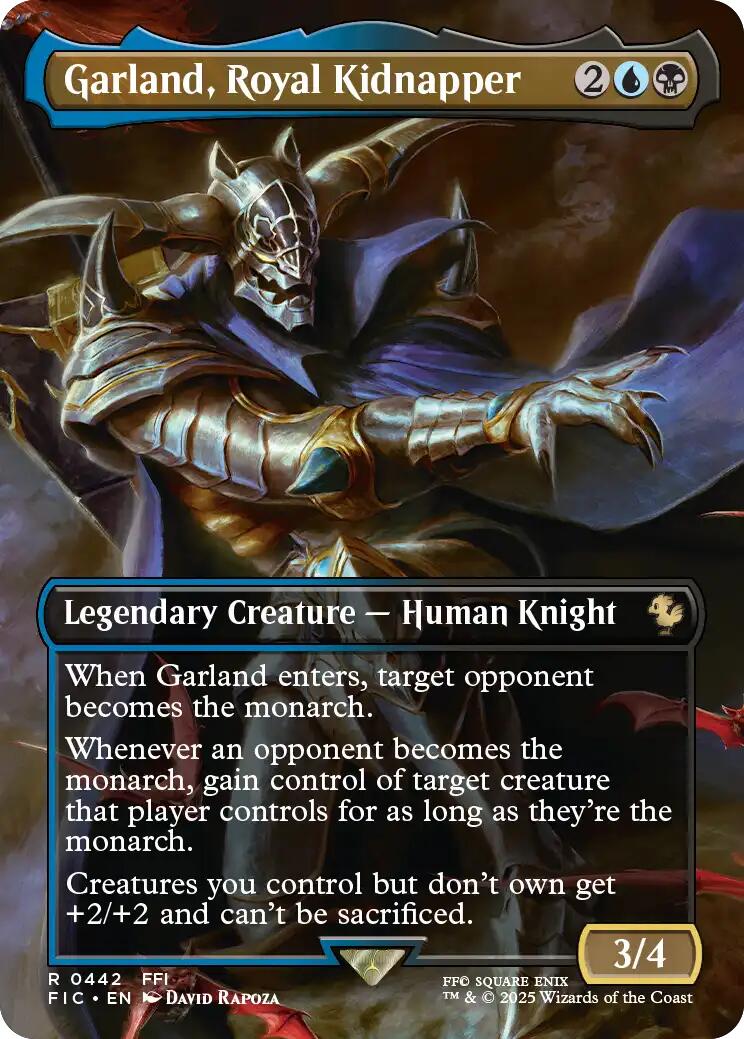 Garland, Royal Kidnapper (Borderless)