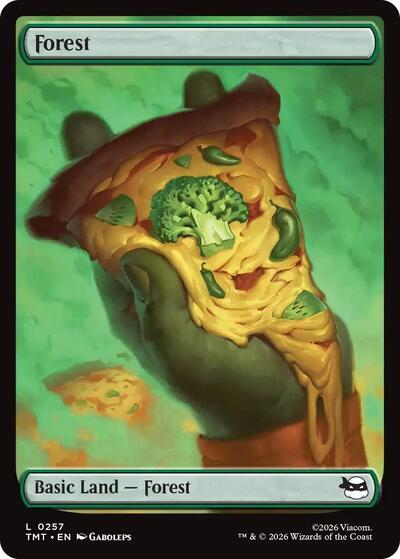 2026 Magic: The Gathering: Teenage Mutant Ninja Turtles (TMT) - Forest 0257 (#257, Land)