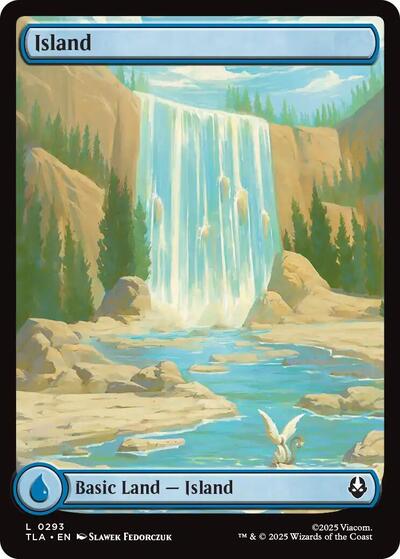 2025 Magic: The Gathering: Avatar: The Last Airbender (TLA) - Island 0293 (#293, Land) (Foil, Near Mint)