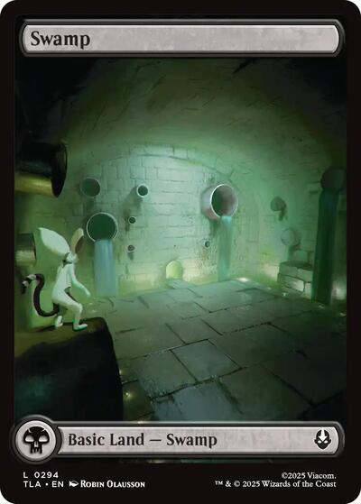 2025 Magic: The Gathering: Avatar: The Last Airbender (TLA) - Swamp 0294 (#294, Land) (Foil, Near Mint)