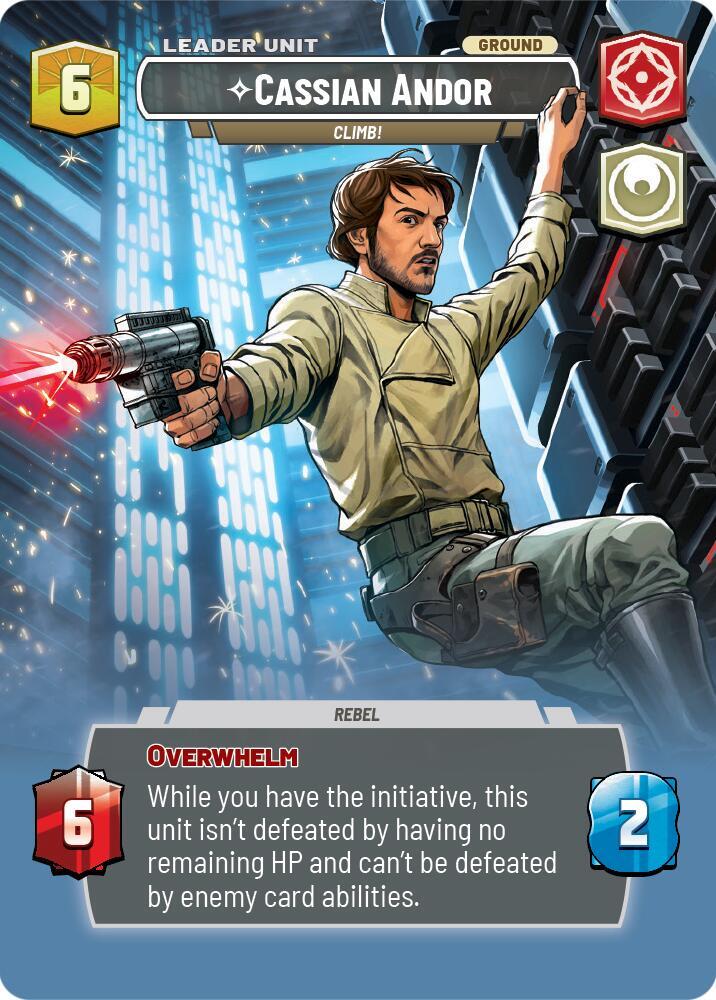 Cassian Andor - Climb! (Showcase) (Back)