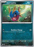 2025 Pokemon: ME02: Phantasmal Flames (PFL) - Carvanha (#060/094, Common) (, Near Mint)