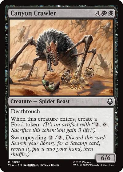 2025 Magic: The Gathering: Avatar: The Last Airbender (TLA) - Canyon Crawler (#90, Common) (Foil, Near Mint)