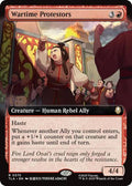 2025 Magic: The Gathering: Avatar: The Last Airbender (TLA) - Wartime Protestors Extended Art (#375, Rare) (Foil, Near Mint)