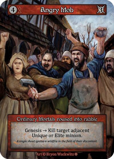2025 Sorcery: Contested Realm: Gothic (GT) - Angry Mob (, Ordinary) (, Near Mint)