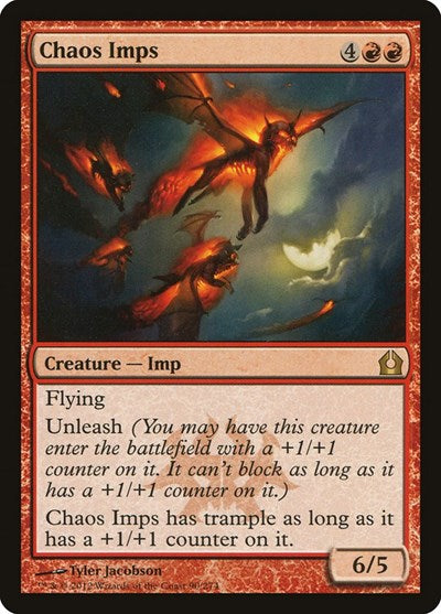 2012 Magic: The Gathering: Return to Ravnica (RTR) - Chaos Imps (#90, Rare) (, Near Mint)