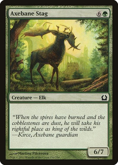 2012 Magic: The Gathering: Return to Ravnica (RTR) - Axebane Stag (#116, Common) (, Near Mint)