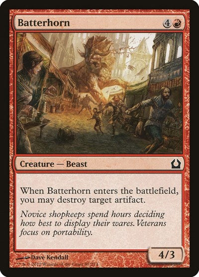 2012 Magic: The Gathering: Return to Ravnica (RTR) - Batterhorn (#87, Common) (, Near Mint)
