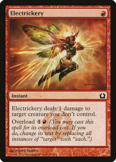 2012 Magic: The Gathering: Return to Ravnica (RTR) - Electrickery (#93, Common) (, Near Mint)