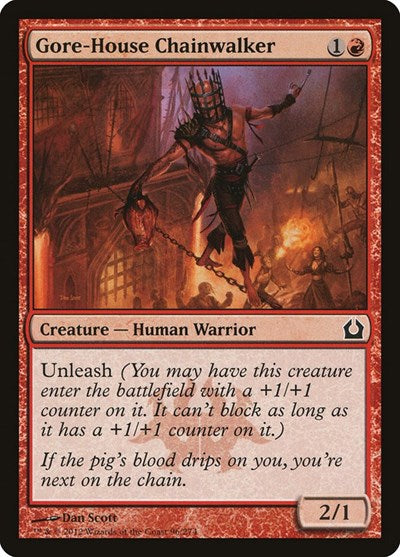 2012 Magic: The Gathering: Return to Ravnica (RTR) - Gore House Chainwalker (#96, Common) (, Near Mint)