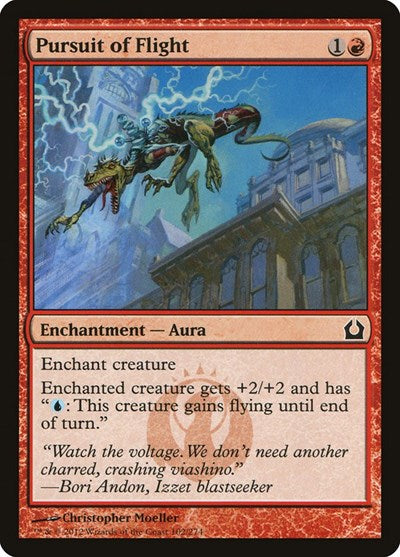 2012 Magic: The Gathering: Return to Ravnica (RTR) - Pursuit of Flight (#102, Common) (, Near Mint)
