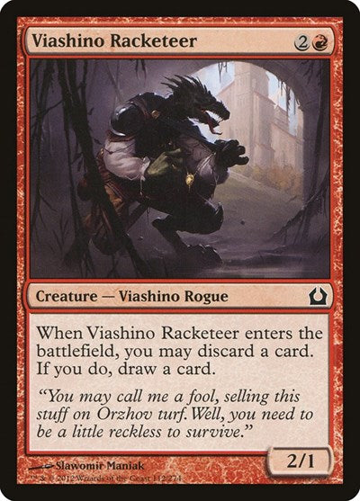 2012 Magic: The Gathering: Return to Ravnica (RTR) - Viashino Racketeer (#112, Common)