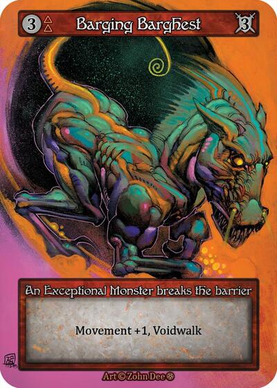 2025 Sorcery: Contested Realm: Gothic (GT) - Barging Barghest (, Exceptional) (, Near Mint)