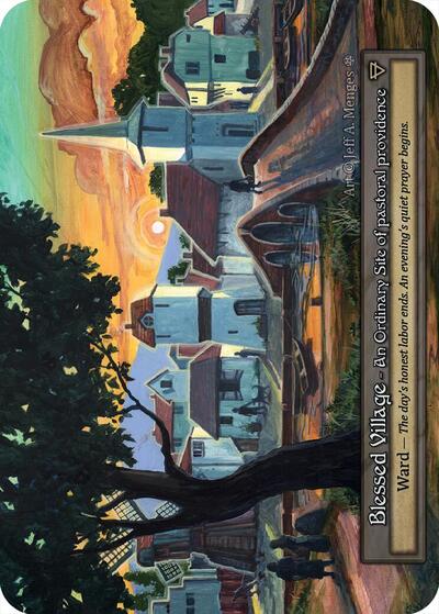 2025 Sorcery: Contested Realm: Gothic (GT) - Blessed Village (, Ordinary) (, Near Mint)