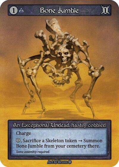 2025 Sorcery: Contested Realm: Gothic (GT) - Bone Jumble (, Exceptional) (, Near Mint)