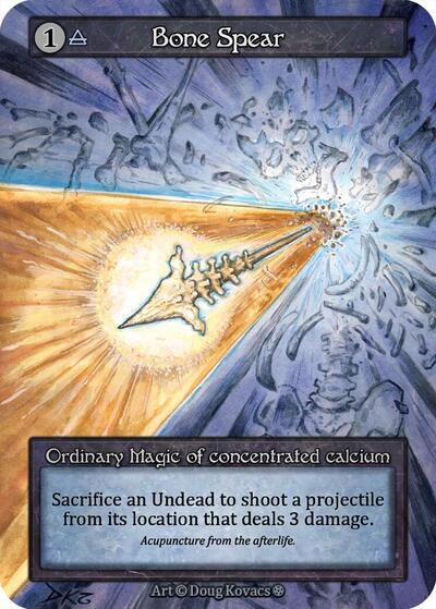 2025 Sorcery: Contested Realm: Gothic (GT) - Bone Spear (, Ordinary) (, Near Mint)