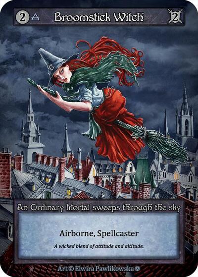 2025 Sorcery: Contested Realm: Gothic (GT) - Broomstick Witch (, Ordinary) (, Near Mint)